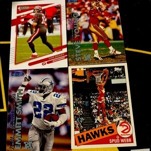 NFL and NBA Trading Cards Set